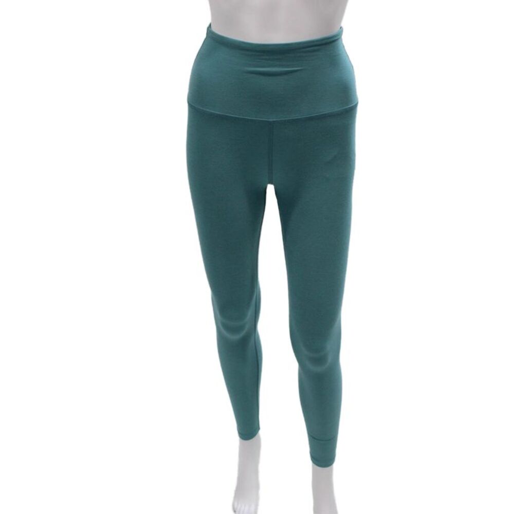 Beyond Yoga Women Ankle Leggings Green Polyester Size XS